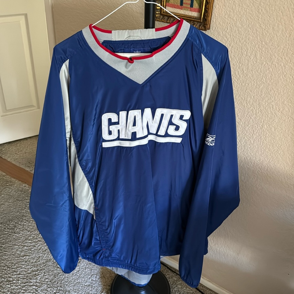 NY Giants pullover by Reebok size XL